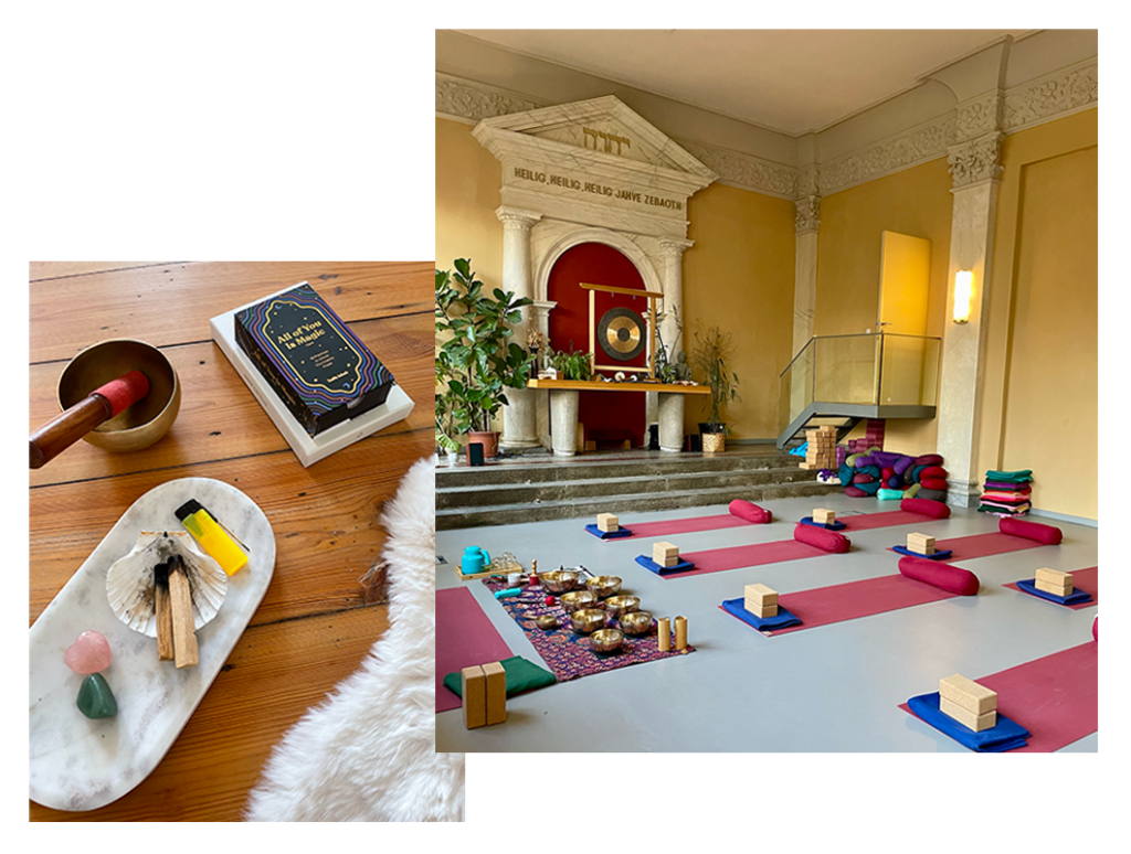 Private sessions with yoga and sound healing